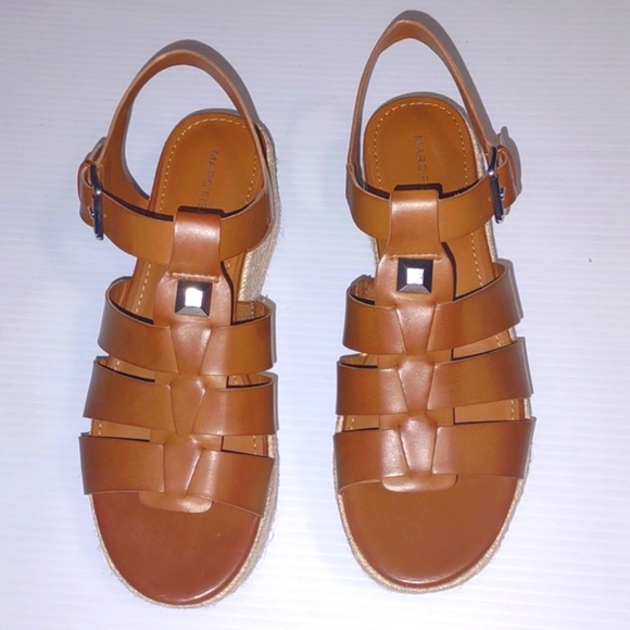 👣MARC FISHER Joven Espadrille Wedge Sandal in Natural Beige - Picture 9 of 17